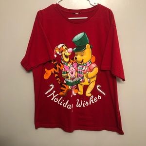 Disney Winnie The Pooh Christmas Shirt 